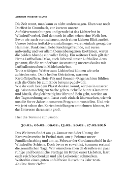 Die Zeit rennt, man kann es nicht anders sagen. Eben war noch