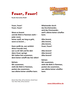 Feuer, Feuer! Feuer, Feuer!