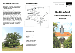 Kloster auf Zeit - Kloster Volkenroda