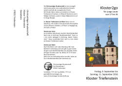 Kloster 2go Kloster Triefenstein 2016
