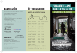 Flyer Fotoausstellung