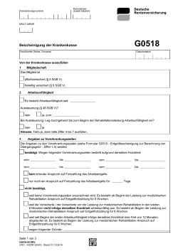 G0518 DRV - Deutsche Rentenversicherung