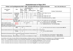 Herbizideinsatz im Raps 2015