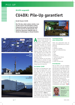 CU4DX: Pile-Up garantiert