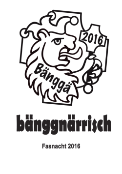 Fasnachts-Veranstaltungskalender 2016 als PDF