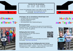 Herzlich willkommen Tag der offenen T&uuml;r Herzlich willkommen zum