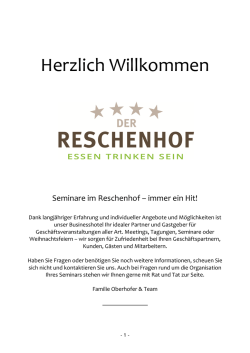 Herzlich Willkommen