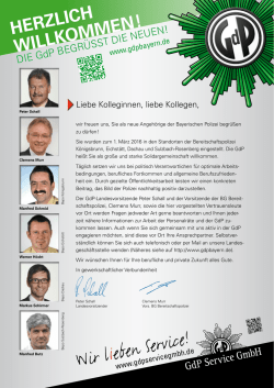 Herzlich Willkommen