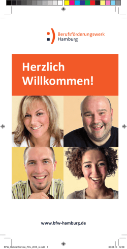 Herzlich Willkommen! - Berufsf&ouml;rderungswerk Hamburg
