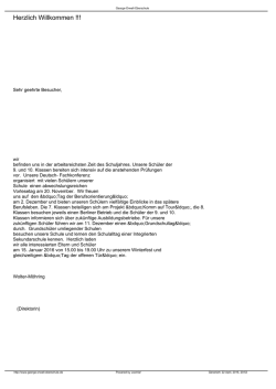Herzlich Willkommen - George-Orwell