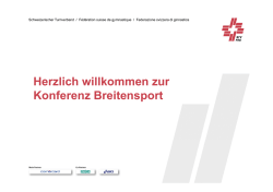 Herzlich willkommen zur Konferenz Breitensport