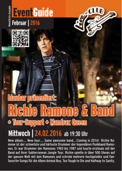 Richie Ramone & Band - Live-Club