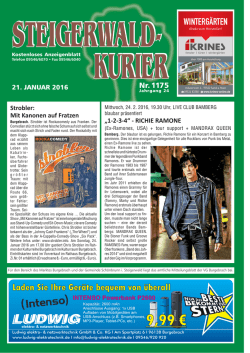 Ausgabe 1175 - Steigerwald