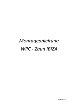 Montageanleitung WPC