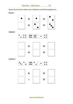 Domino &ndash; Rechnen - Ergo