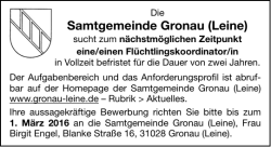 Samtgemeinde Gronau (Leine) - Hildesheimer Allgemeine Zeitung