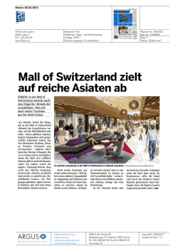 Mall of Switzerland zielt