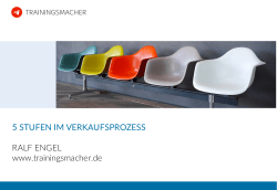 Die Stufen des Verkaufsprozesses