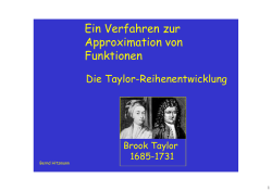 Ein Verfahren zur Approximation von Funktionen