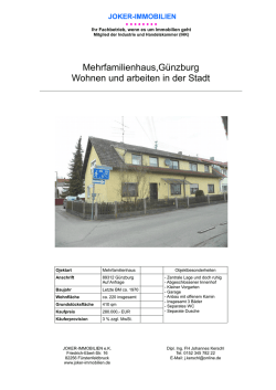 BAYERLAND – IMMOBILIEN – Gröbenzell - JOKER