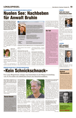 16. Oberseenachrichten (12.11.2015)