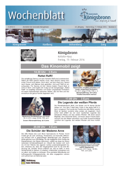Amtsblatt Kalenderwoche 06/2016