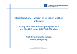 Vortrag als PDF - Neuromarketing