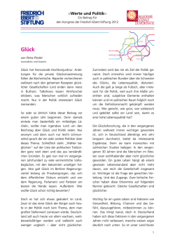 Gl&uuml;ck - Werteundpolitik.de