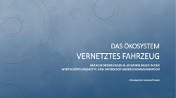 Das Ökosystem vernetztes Fahrzeug