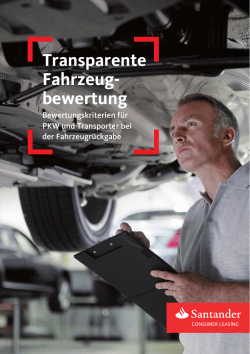 Transparente Fahrzeug- bewertung
