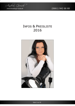 infos 2016  - Fotodesign Fulda
