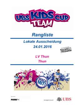 UBS Kids Cup Team