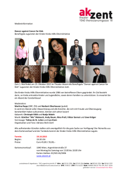 Presse Dancer against Cancer for Kids PDF