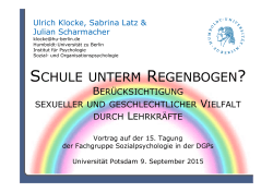 Klocke, U., Latz, S., & Scharmacher, J. (2015, September).