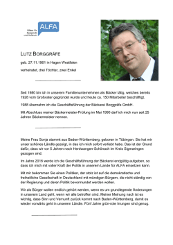 lutz borggräfe - ALFA Baden