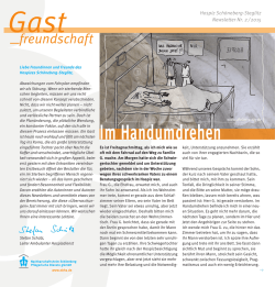 Hospiz-Newsletter 2 2015 - Hospiz Schöneberg