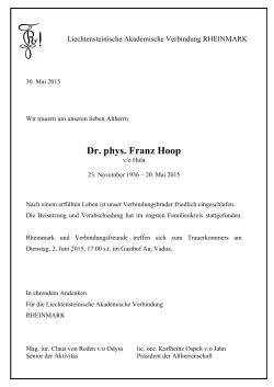 Dr. phys. Franz Hoop