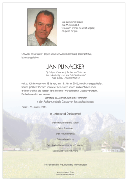 Jan Pijnacker - Bestattung Laserer