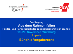 Impuls zum B&uuml;ndnis Vergaberecht