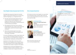 Digital Value Assessment Die digitale Fitness Ihrer Beh&ouml;rde auf dem