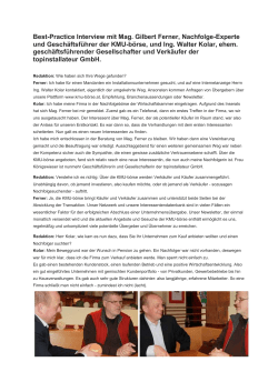 Interview - KMU B&ouml;rse