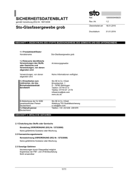 SICHERHEITSDATENBLATT Sto