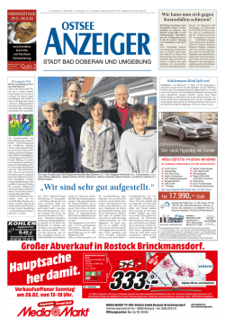 Hauptsache - Regionalverband der Arbeiterwohlfahrt Bad Doberan eV