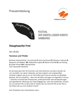Pressemitteilung Hauptsache Frei