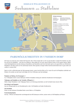 Handzettel f&uuml;r Parkraum