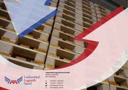 Die Imagebroschüre der Lademittel Logistik Nord GmbH als PDF