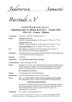 Judoverein Samurai Bürstadt e.V