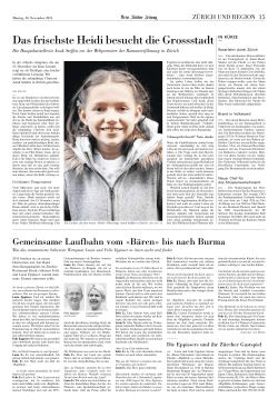 „Bären“ bis nach Burma Neue Zürcher Zeitung, 30. November 2015