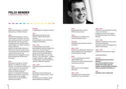 felix bender - Dirigentenforum