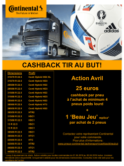 action cashback - Continental Tires